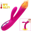 ARMONY - FLEXIBLE VIBRATOR & STIMULATOR WITH HEAT EFFECT, FUCHSIA