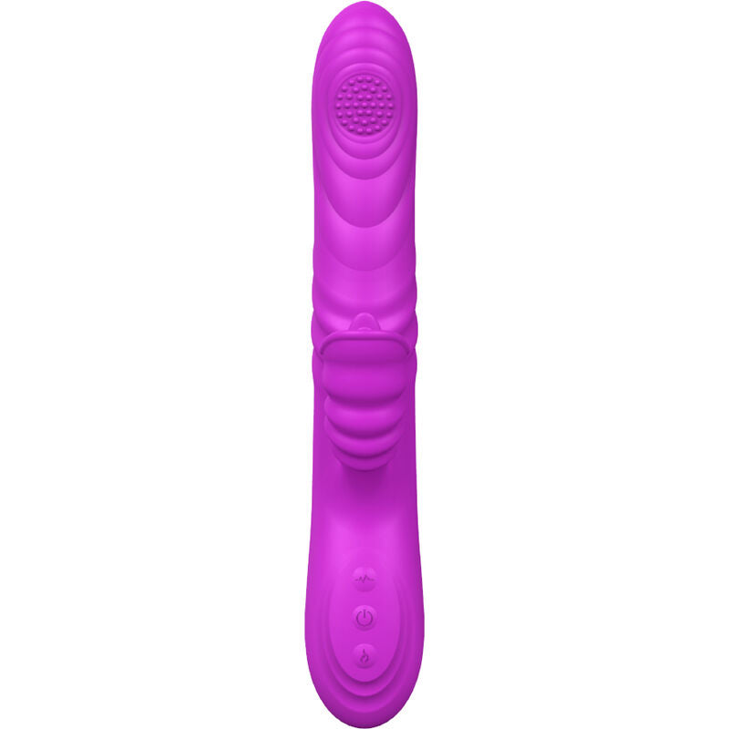 ARMONY - ANGELIA MULTIFUNCTION VIBRATOR WITH STIMULATING TONGUE AND VIOLET WARMING EFFECT
