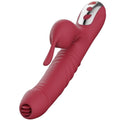 ARMONY - SUCK VIBRATOR & SUCTION DEVICE WITH STIMULATING TONGUE BURGUNDY