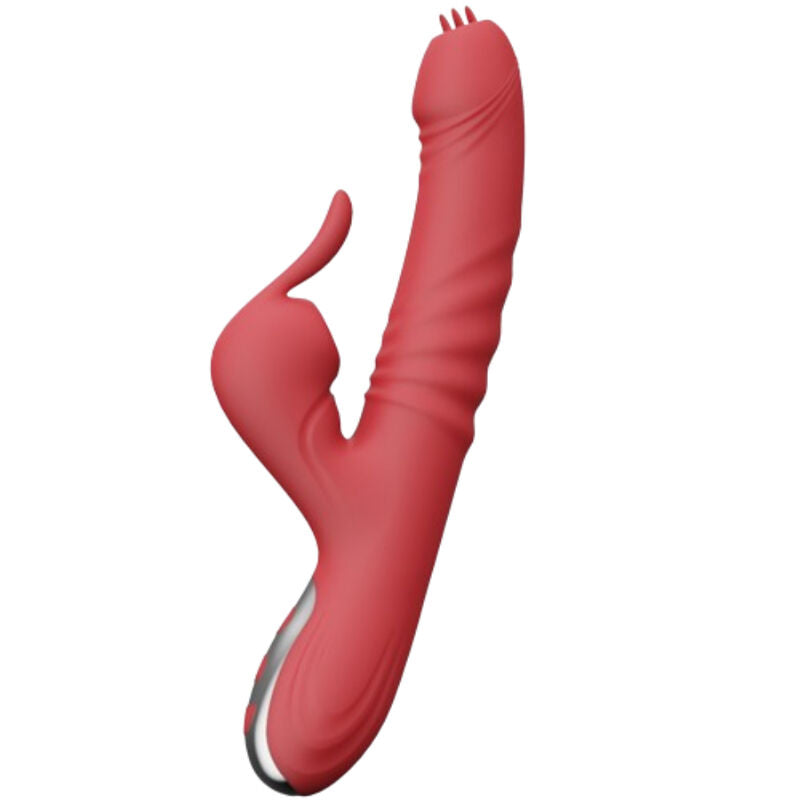 ARMONY - SUCK VIBRATOR & SUCTION DEVICE WITH STIMULATING TONGUE BURGUNDY
