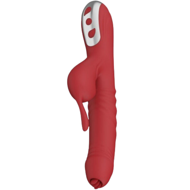 ARMONY - SUCK VIBRATOR & SUCTION DEVICE WITH STIMULATING TONGUE BURGUNDY