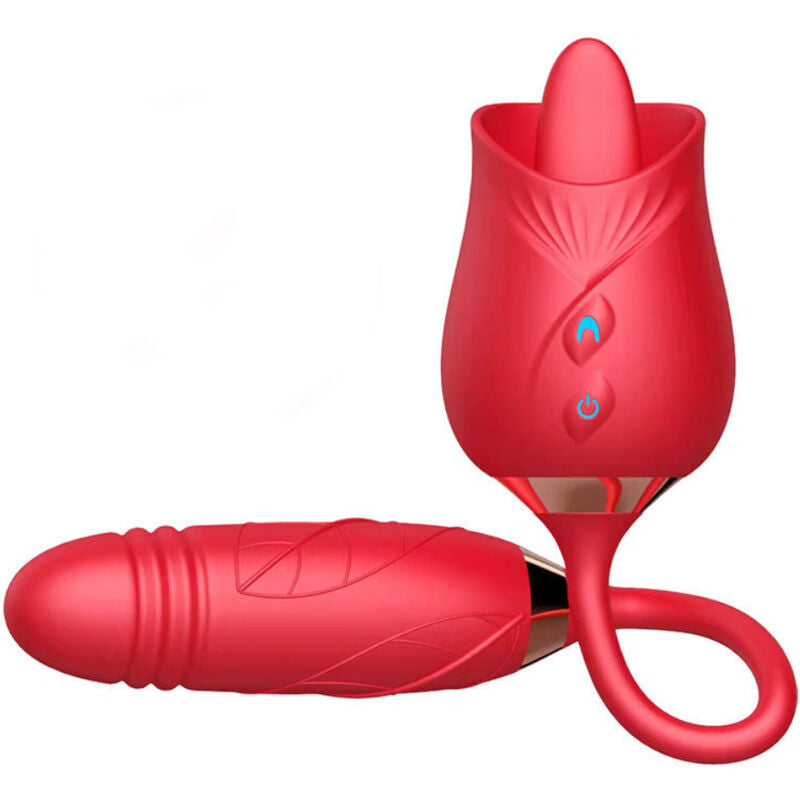 ARMONY - DELIGHT FLOWER VIBREUR & POUSSÉE AVEC LANGUE ROUGE
