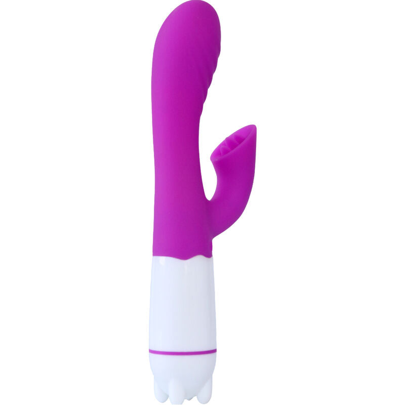 ARMONY - HAPPY RECHARGEABLE TONGUE VIBRATOR & STIMULATOR VIOLET