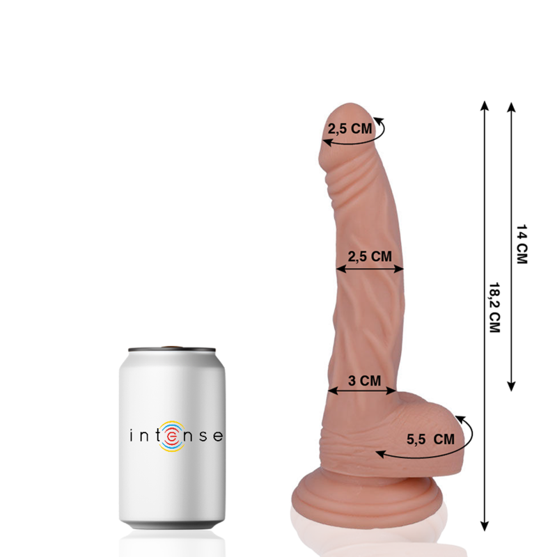 MR INTENSE - PÉNIS RÉALISTE 12 DE 18,2 CM -Ø- 2,5 CM