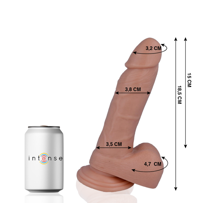 MR INTENSE - PÉNIS RÉALISTE DE 18,5 CM -O- 3,8 CM