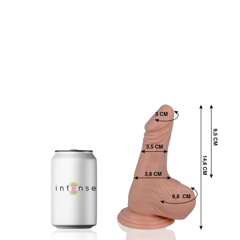 MR INTENSE - 1 PÉNIS RÉALISTE 14,6 CM -Ø- 3,5 CM