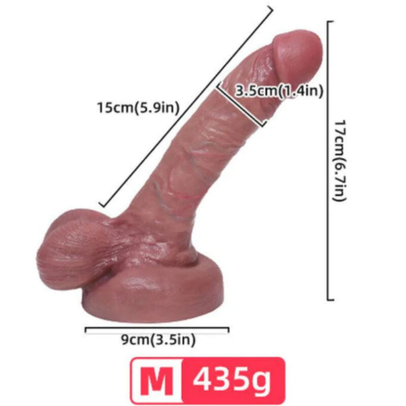 ARMONY - GODEMICHET RÉALISTE EN SILICONE LIQUIDE 15 CM