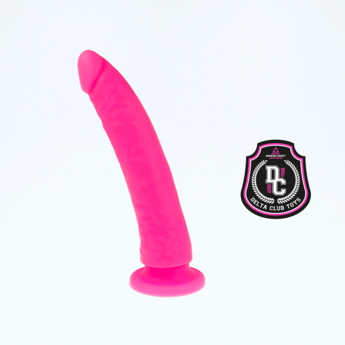 DELTA CLUB - DILDO RÉALISTE ROSE SILICONE MÉDICALE 17 CM -Ø- 3 CM