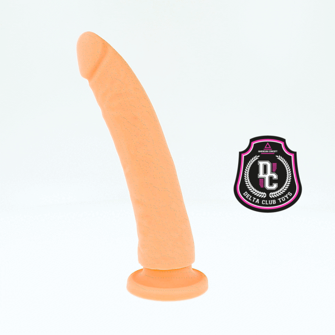DELTA CLUB - GODEMICHET RÉALISTE NATUREL SILICONE MÉDICALE 20 CM -Ø- 4 CM