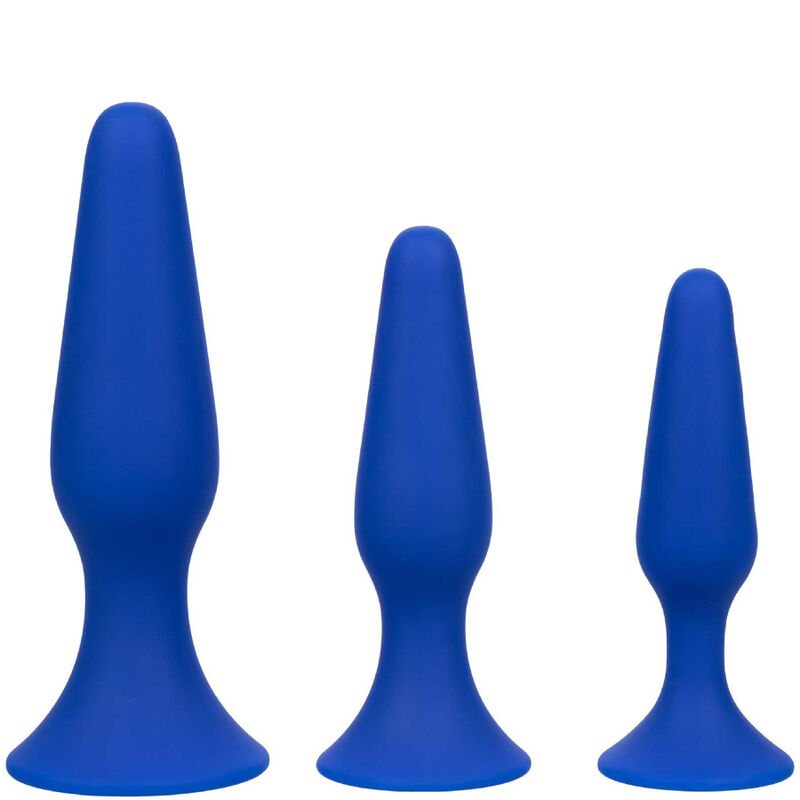 CALEXOTICS - ADMIRAL KIT 3 PLUGS ANALS BLEUS