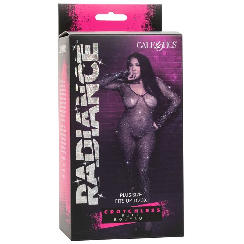 CALEXOTICS - BODY ENTIER STRASS SANS ENTREJAMBE GRANDE TAILLE RADIANCE