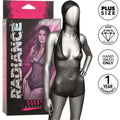 CALEXOTICS - BODY RADIANCE AVEC CAPUCHE ET DÉCOLLETÉ EN V PLONGEANT GRANDE TAILLE