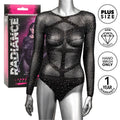 CALEXOTICS - BODY MANCHES LONGUES EN STRASS RADIANCE GRANDE TAILLE