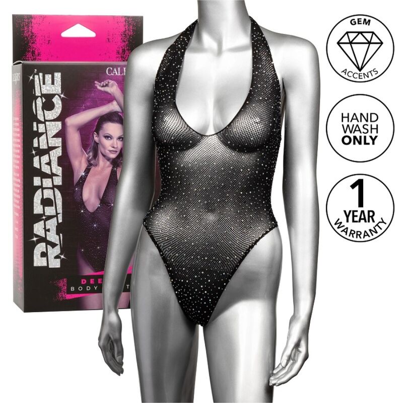CALEXOTICS - BODY RADIANCE DÉCOLLETÉ EN V PROFOND AVEC STRASS