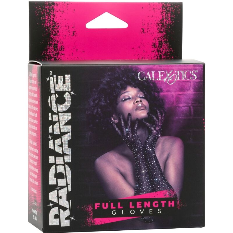 CALEXOTICS - RADIANCE LONG GLOVES WITH RHINESTONES