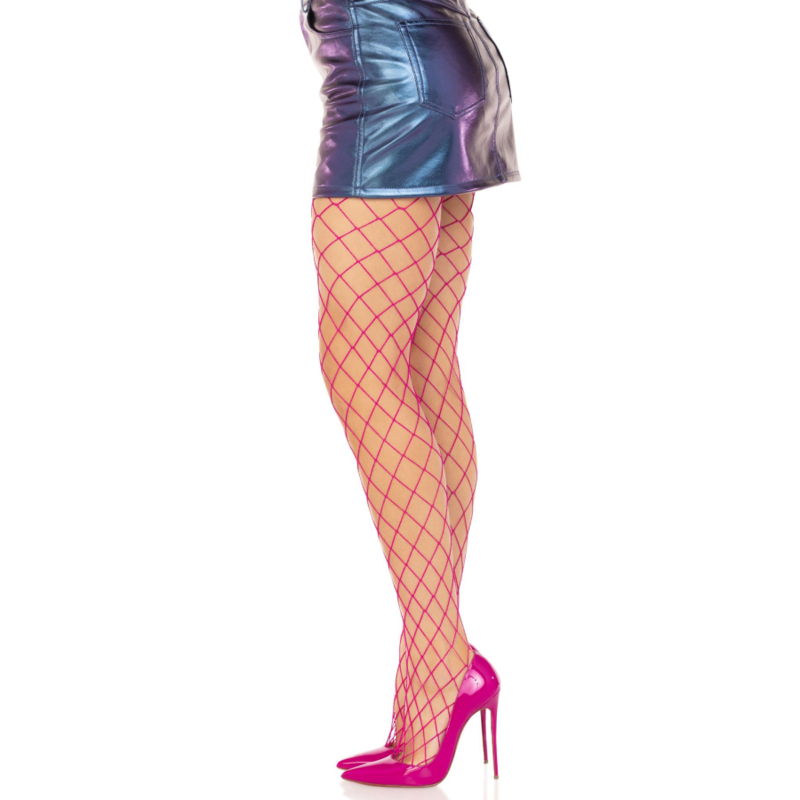 LEG AVENUE - COLLANT FILET DIAMANT ROSE