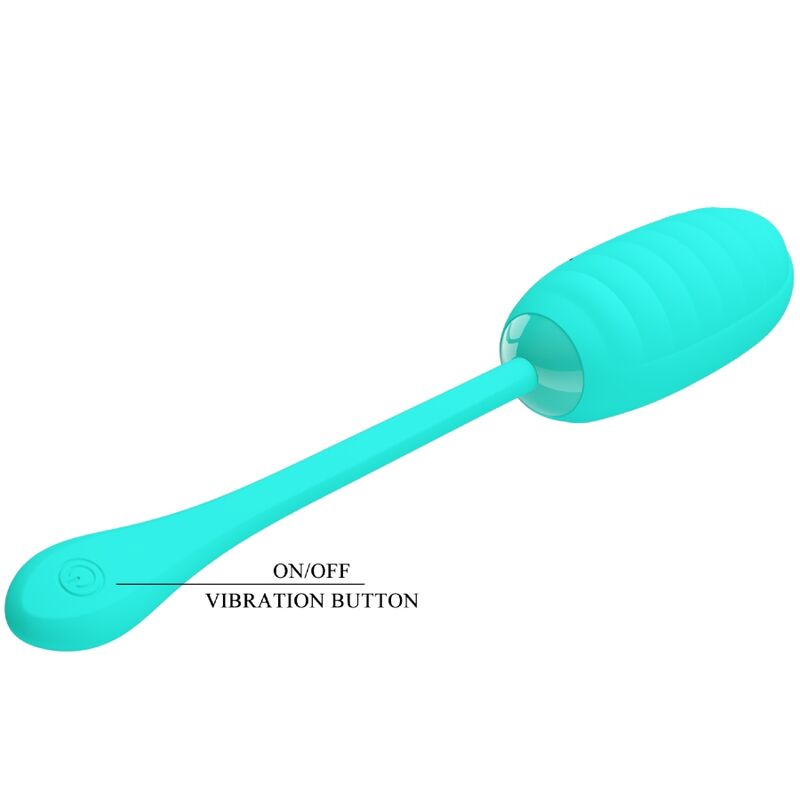 PRETTY LOVE - KIRK VIBRO-OEUF RECHARGEABLE VERT MENTHE