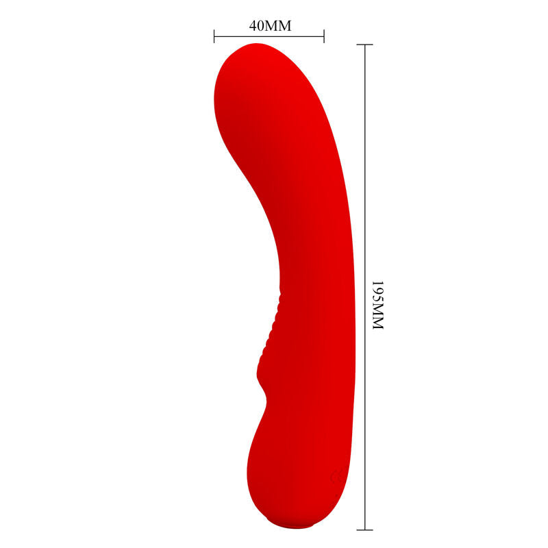 PRETTY LOVE - PRESCOTT VIBRATEUR RECHARGEABLE ROUGE