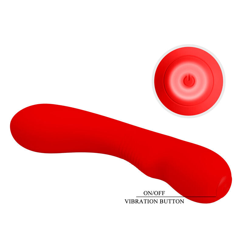 PRETTY LOVE - PRESCOTT VIBRATEUR RECHARGEABLE ROUGE