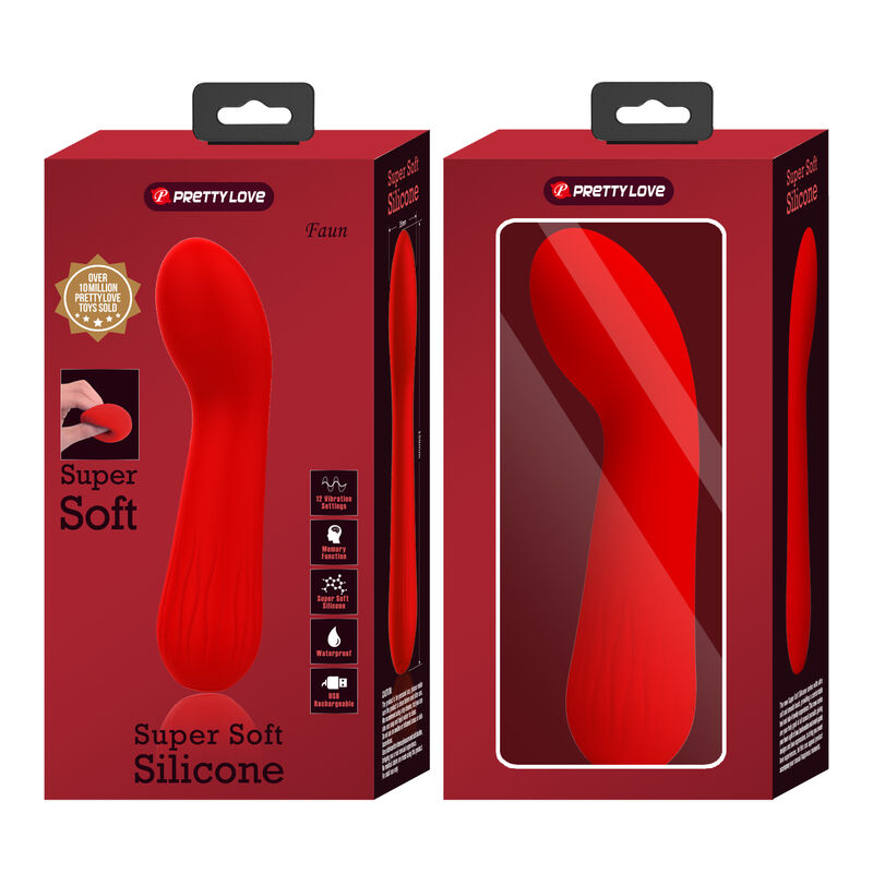 PRETTY LOVE - FAUN VIBREUR RECHARGEABLE ROUGE