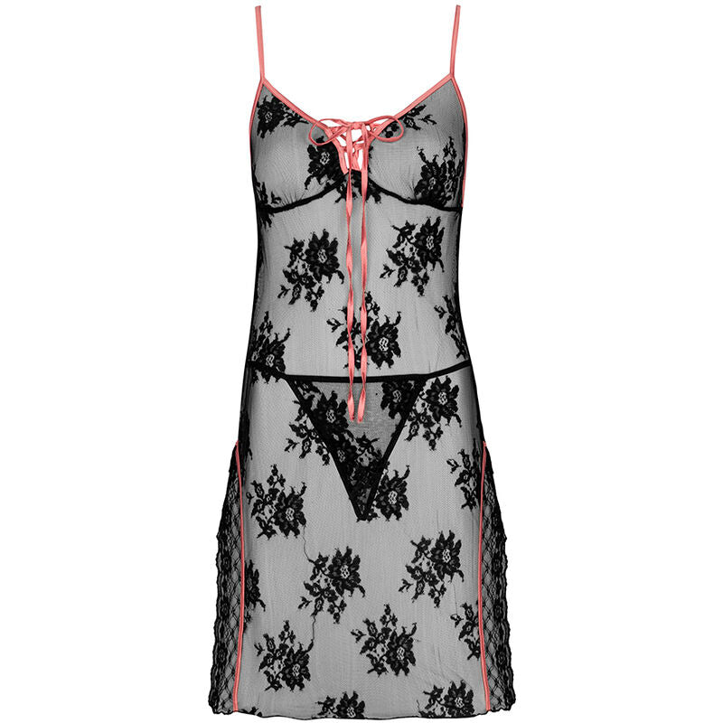 LIVCO CORSETTI FASHION - KARONIN LC 90628 JUPE + COLLANT NOIR S/M
