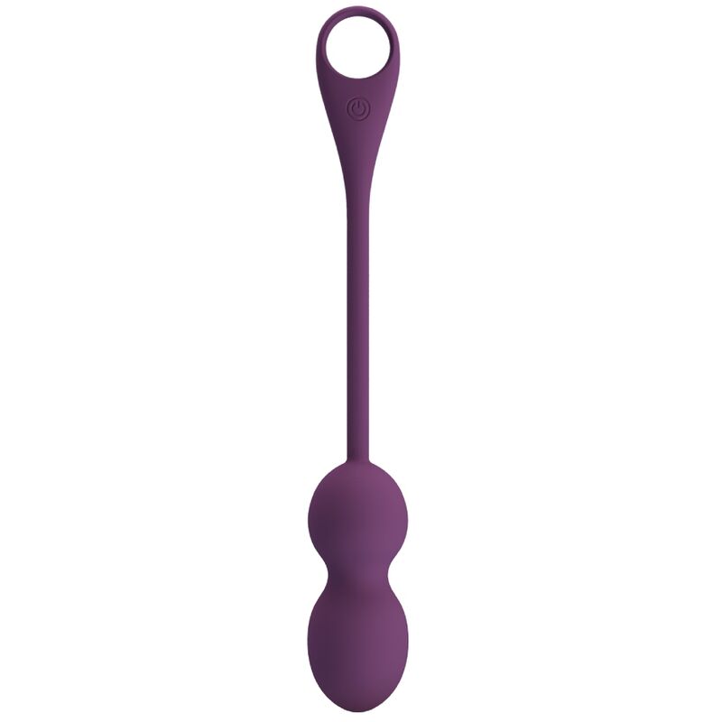 PRETTY LOVE - ELVIRA BOULES DE GINNASTIQUE VAGINALE CONTRÔLE À DISTANCE APPLICATION VIOLET