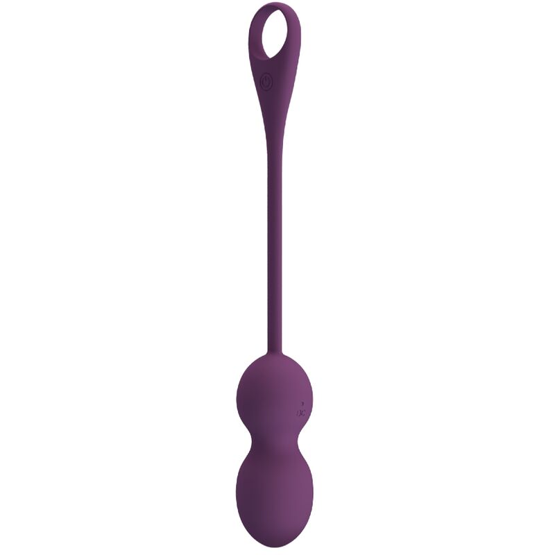 PRETTY LOVE - ELVIRA BOULES DE GINNASTIQUE VAGINALE CONTRÔLE À DISTANCE APPLICATION VIOLET