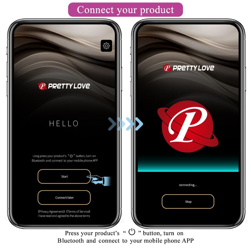 PRETTY LOVE - ELVIRA BOULES DE GINNASTIQUE VAGINALE CONTRÔLE À DISTANCE APPLICATION VIOLET