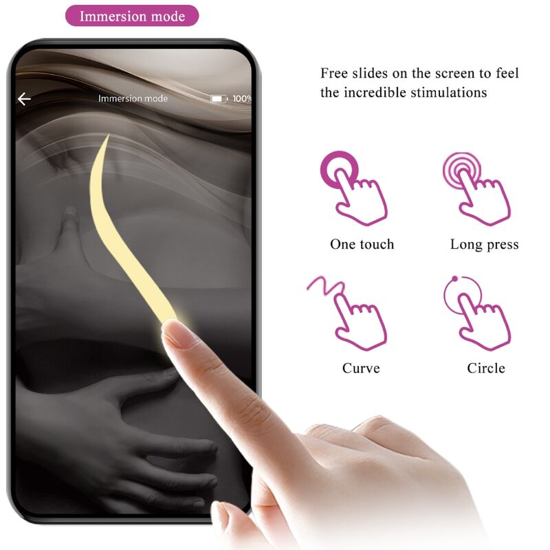 PRETTY LOVE - ELVIRA BOULES DE GINNASTIQUE VAGINALE CONTRÔLE À DISTANCE APPLICATION VIOLET
