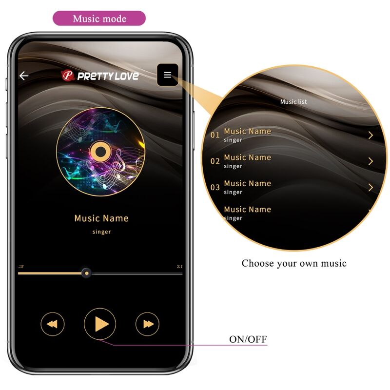 PRETTY LOVE - BILLY VIBRATION LILA APPLICATION GRATUITE