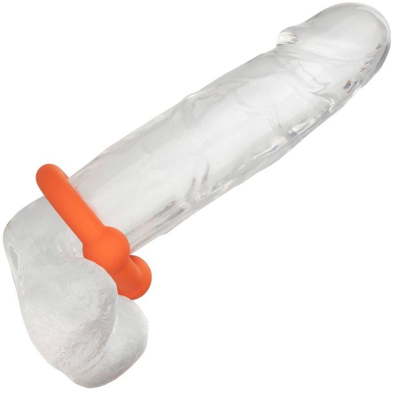 CALEXOTICS - ALPHA ANNEAU DOUBLE BOULE ORANGE