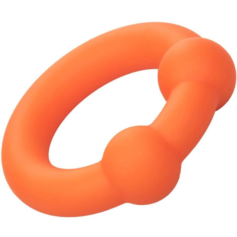 CALEXOTICS - ALPHA ANNEAU DOUBLE BOULE ORANGE