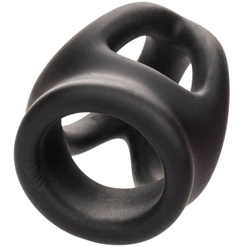 CALEXOTICS - ALPHA DOUBLE BLACK CAGE RING