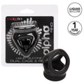 CALEXOTICS - ALPHA DOUBLE BLACK CAGE RING