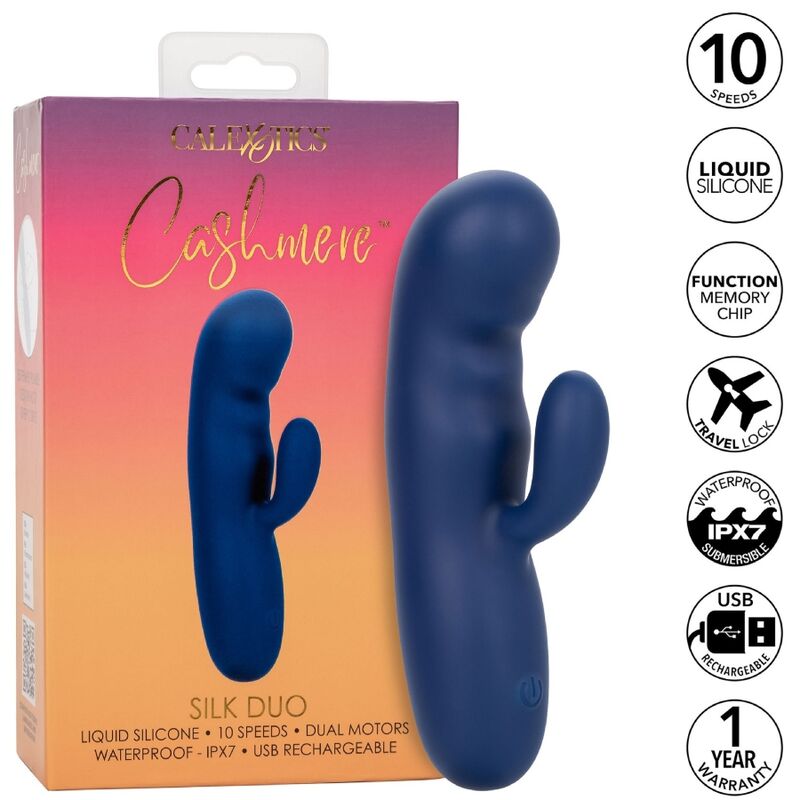 CALEXOTICS - DUO SOIE ET CACHEMIRE BLEU