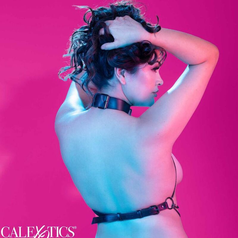 CALEXOTICS - EUPHORIA HARNAIS DE COU À CHAÎNE GRANDE TAILLE