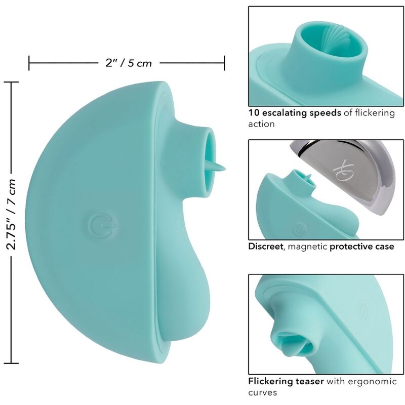 CALEXOTICS - STIMULATEUR OVATION RAVE BLEU SARCELLE