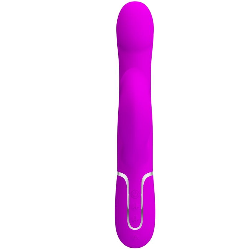 PRETTY LOVE - VIBRATEUR LAPIN PERLES VIOLET