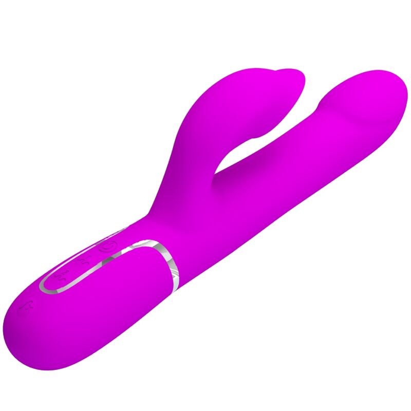 PRETTY LOVE - VIBRATEUR LAPIN PERLES VIOLET