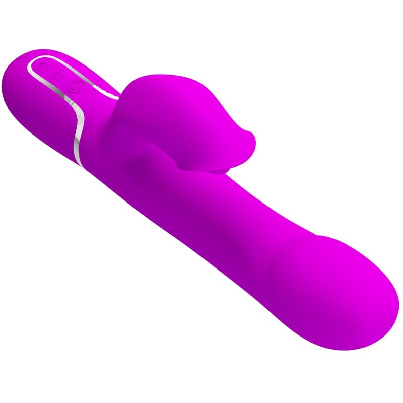 PRETTY LOVE - VIBRATEUR LAPIN PERLES VIOLET