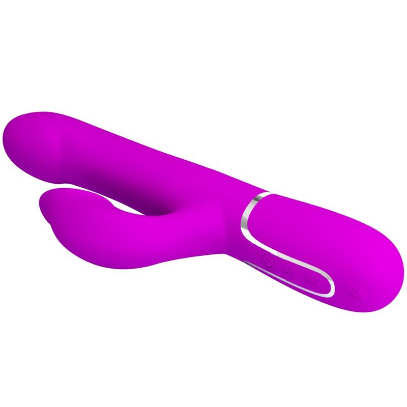 PRETTY LOVE - VIBRATEUR LAPIN PERLES VIOLET