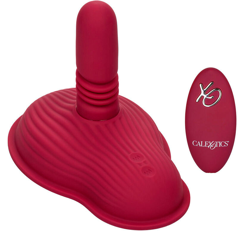 CALEXOTICS - RIDER VIBRATEUR DOUBLE MOTEUR TÉLÉCOMMANDE ROUGE