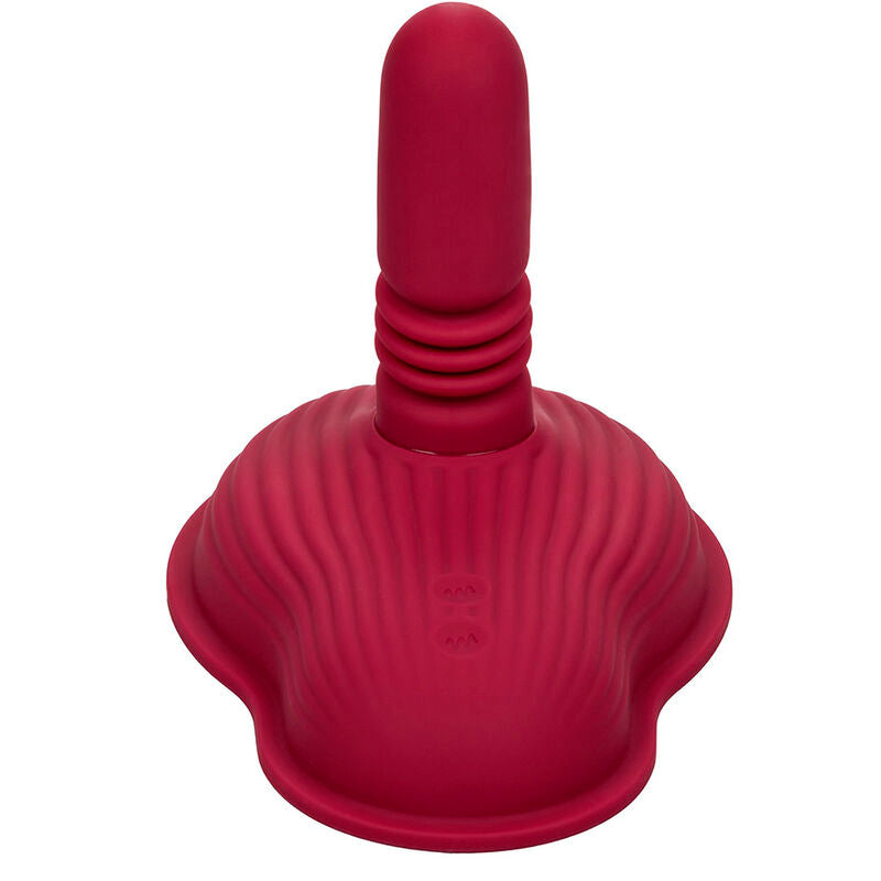 CALEXOTICS - RIDER VIBRATEUR DOUBLE MOTEUR TÉLÉCOMMANDE ROUGE