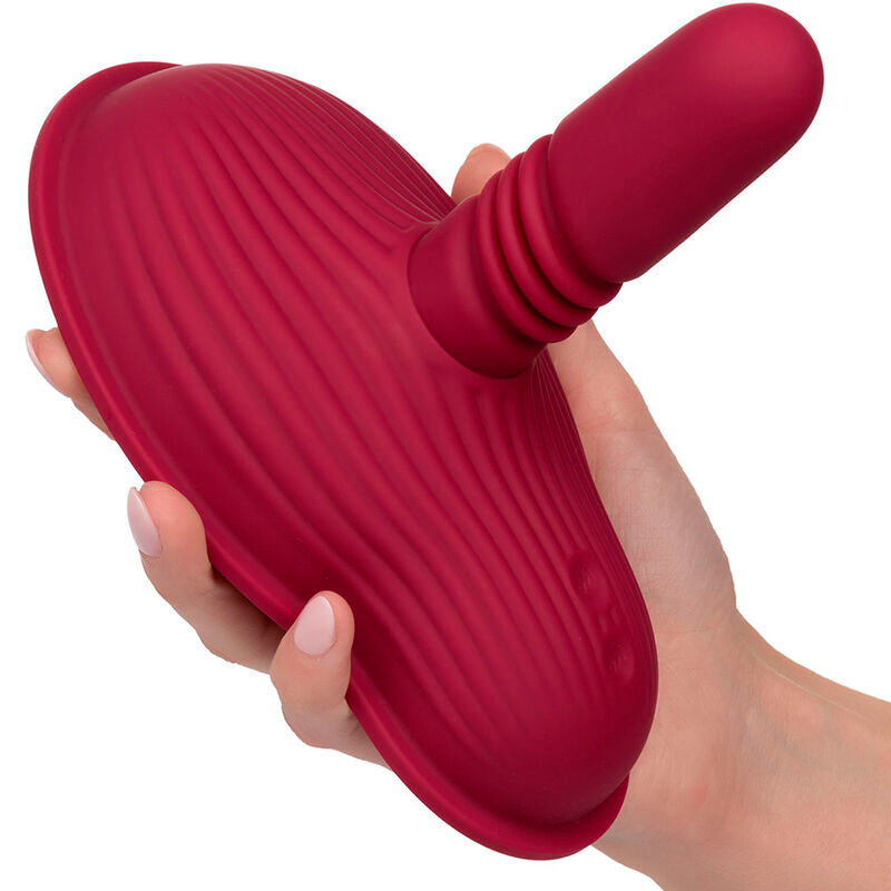 CALEXOTICS - RIDER VIBRATEUR DOUBLE MOTEUR TÉLÉCOMMANDE ROUGE