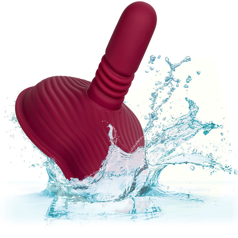 CALEXOTICS - RIDER VIBRATEUR DOUBLE MOTEUR TÉLÉCOMMANDE ROUGE