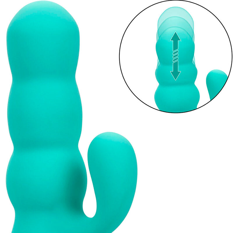 CALEXOTICS - VIBROMASSEUR LAPIN DEL MAR DIVA VERT MENTHE DE CALIFORNIA DREAMING