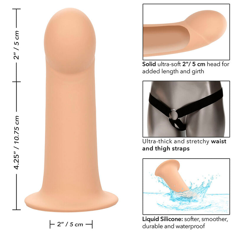 CALEXOTICS - PERFORMANCE MAXX EXTENSION WITH HARNESS, LIGHT SKIN