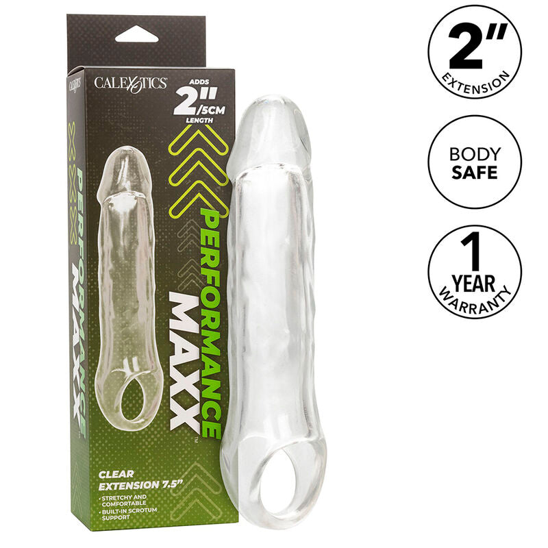 CALEXOTICS - PERFORMANCE MAXX EXTENSION CLAIRE 7,5 TRANSPARENTE