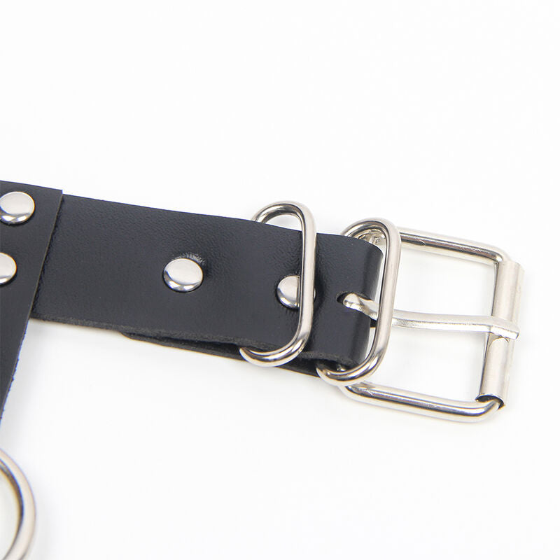 SUBBLIME - HARNAIS PORTE-JARRETELLES ET COLLIER À CHAÎNES TAILLE UNIQUE