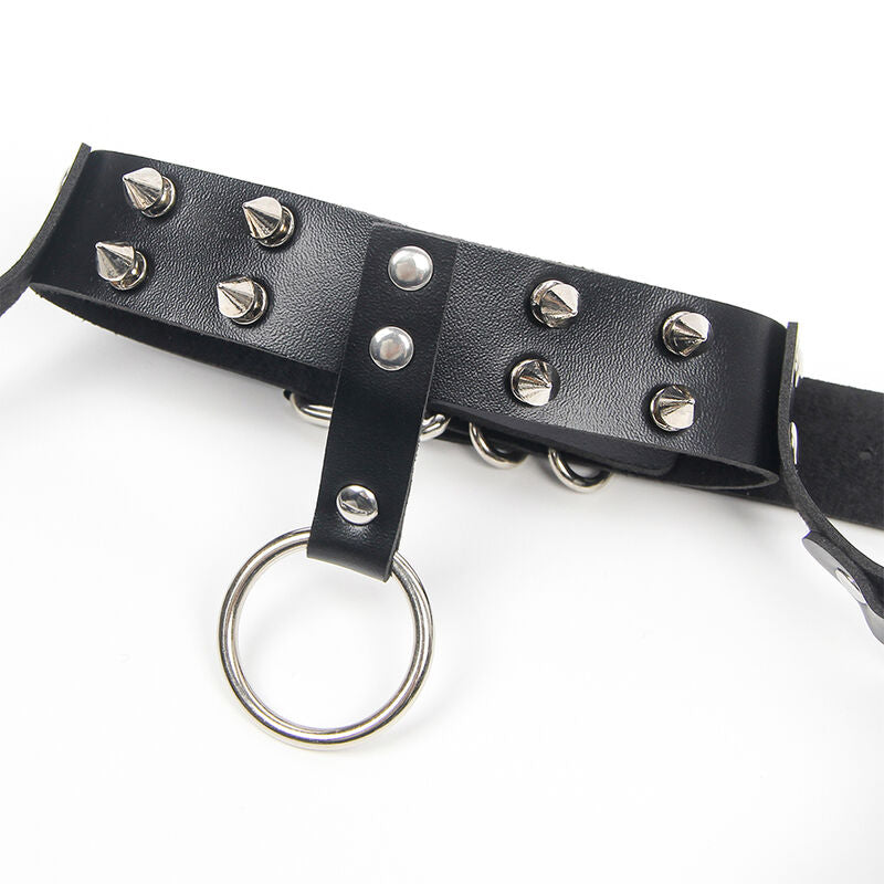 SUBBLIME - HARNAIS PORTE-JARRETELLES ET COLLIER À CHAÎNES TAILLE UNIQUE